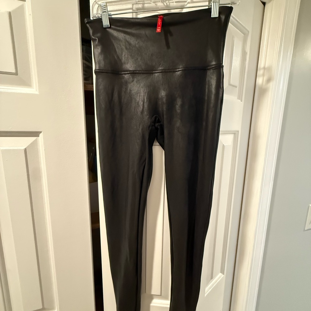SPANX Faux Leather Leggings